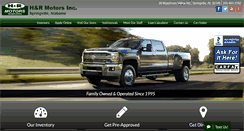 Desktop Screenshot of hrmotorsspringville.com