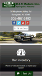 Mobile Screenshot of hrmotorsspringville.com